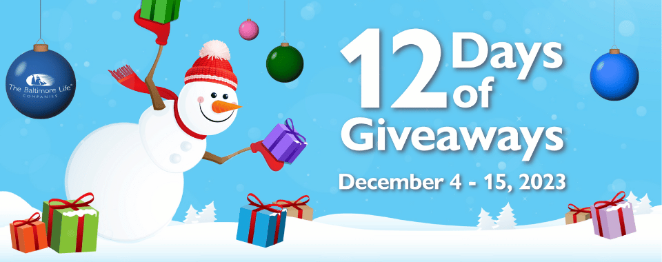 12 Days of Giveaways 2022