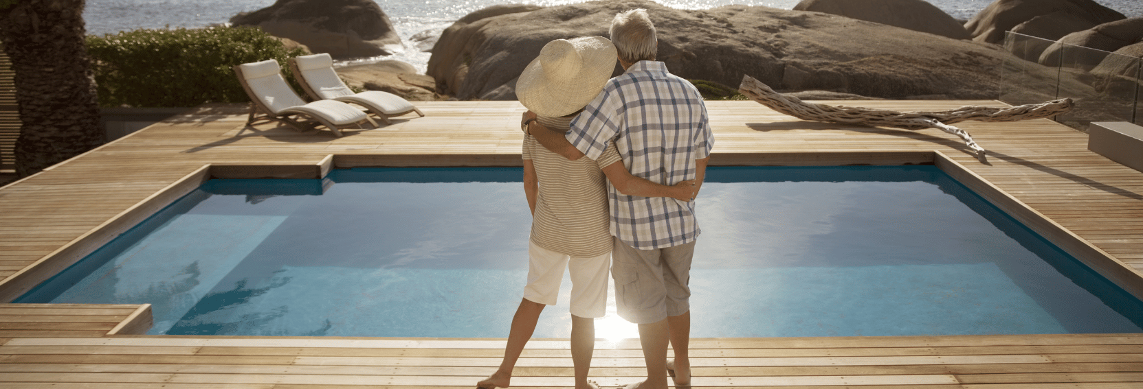 Couple enjoying retirement life